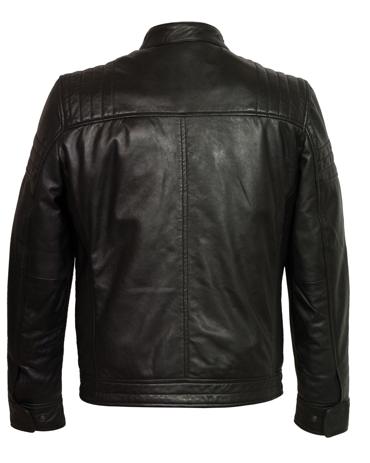MotorCycleJackets Mens Black Leather Jacket