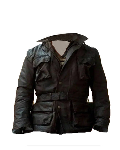 MotorCycleJackets The Dark Knight Rises Bane Black Jacket