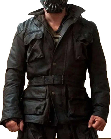 MotorCycleJackets The Dark Knight Rises Bane Black Jacket