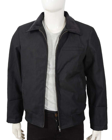 MotorCycleJackets Kevin Costner Yellowstone Black Cotton Jacket