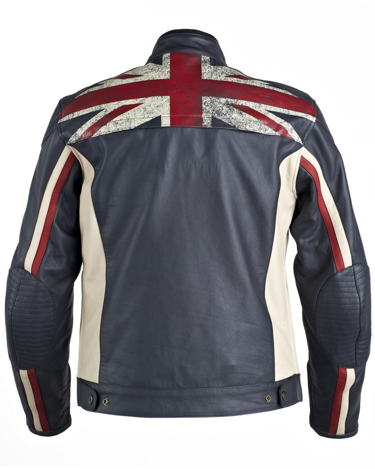 MotorCycleJackets Black New UK Flag Leather Jackets For Men’s