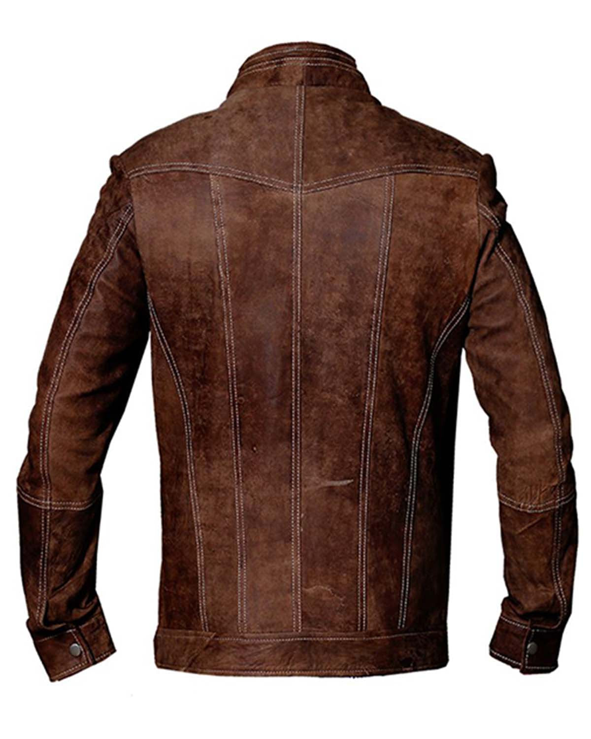 Top Quality Long Sleeves Italian Motorcycle Brown Biker Men Leather Jackets