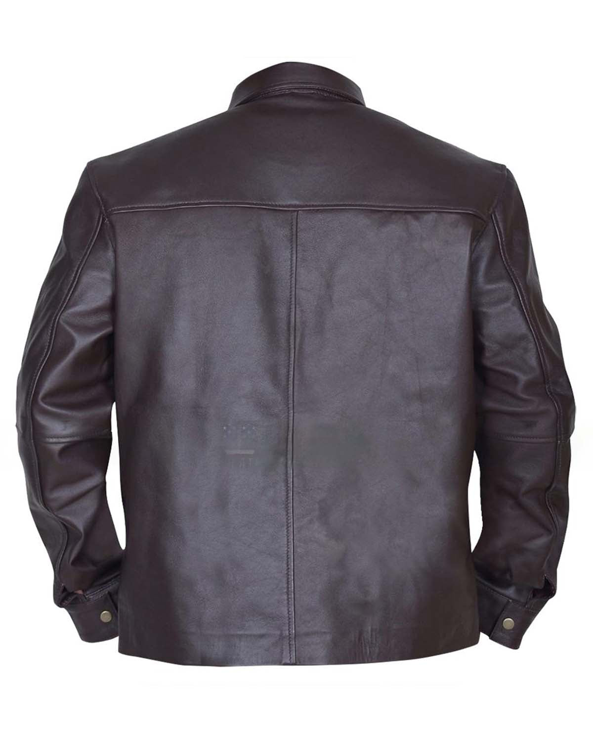 MotorCycleJackets Mens Addicted Brown Leather Jacket