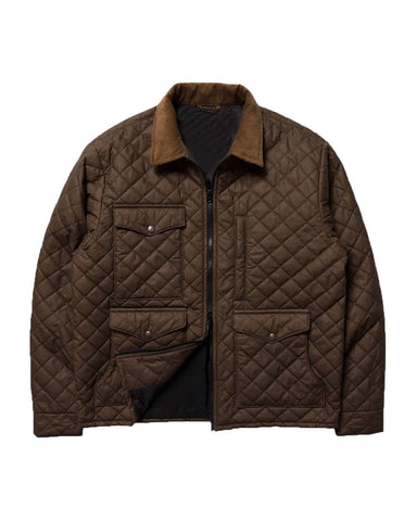 MotorCycleJackets Yellowstone Brown Quilted Jacket