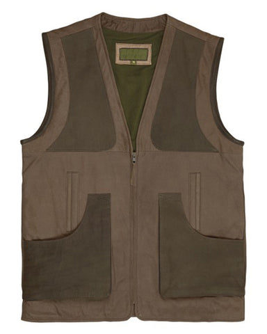 MotorCycleJackets Mens Mid-Brown Shooting Vest