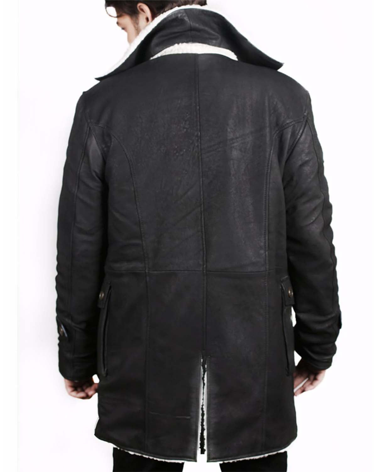 MotorCycleJackets Bane Coat Black Trench