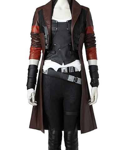 MotorCycleJackets Gamora Guardians of the Galaxy Coat