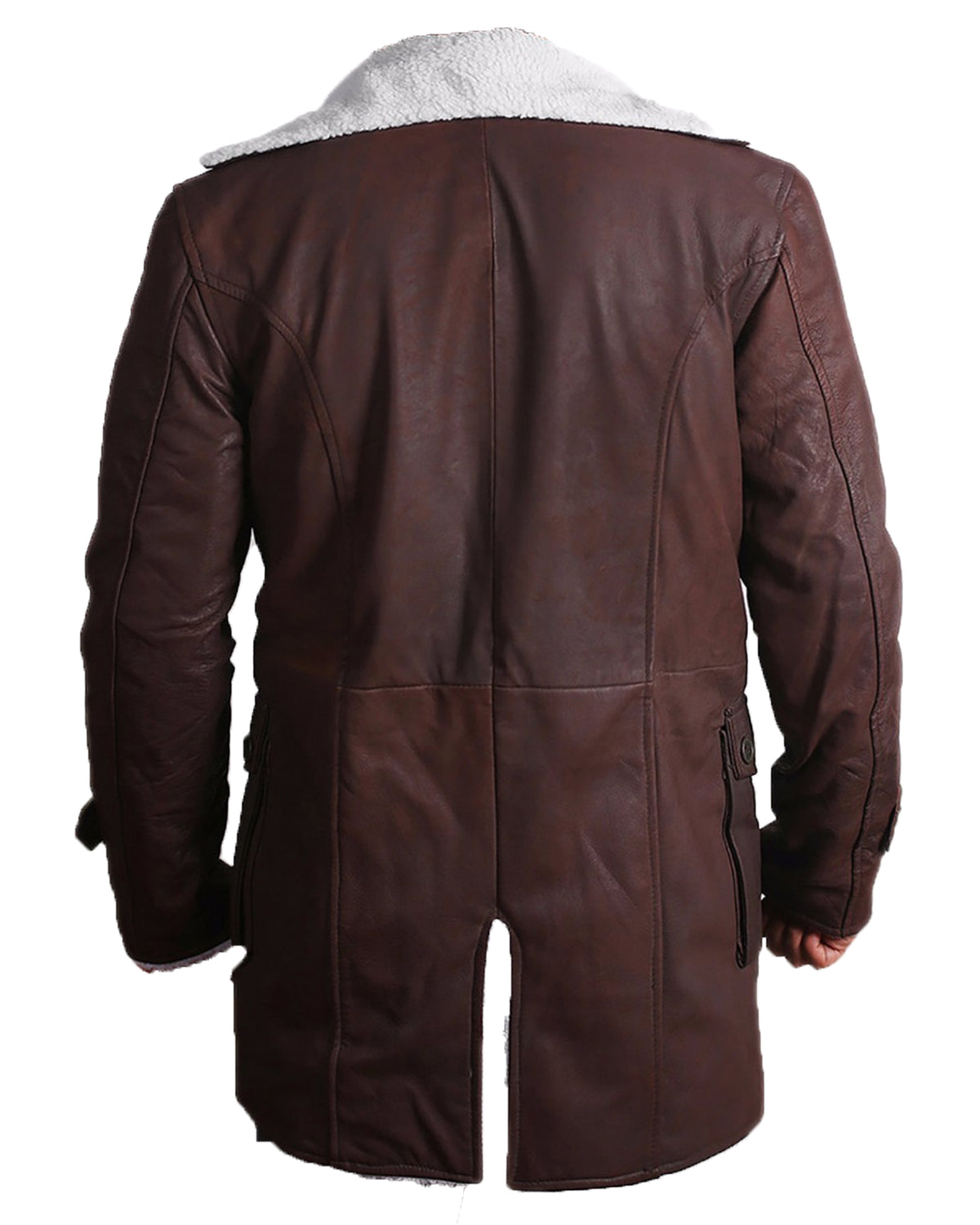 MotorCycleJackets Bane Coat Choco Brown Trench