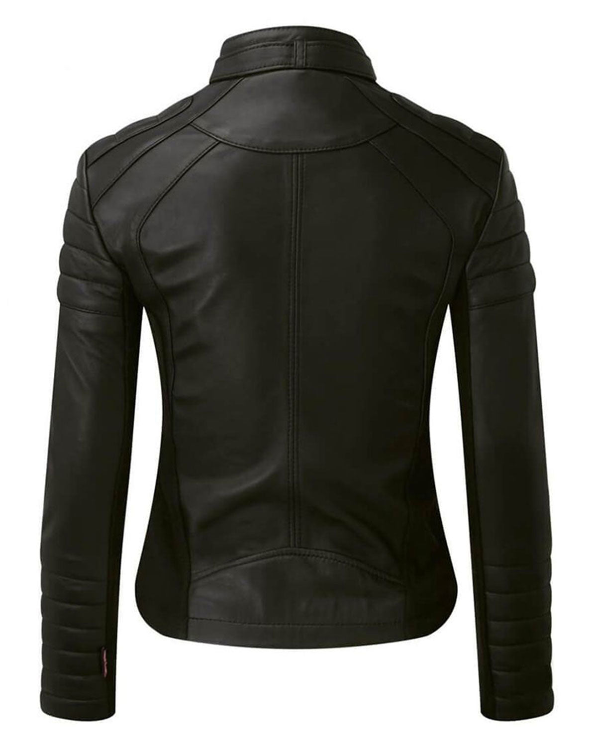 Womens Biker Stylish Leather Jacket