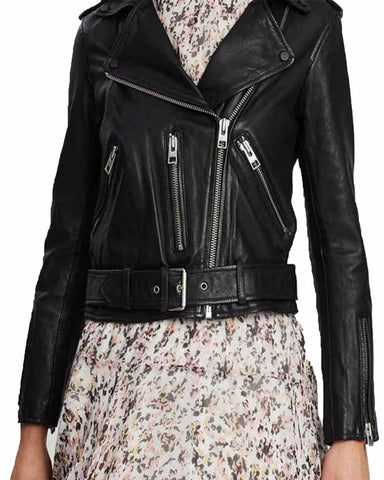 MotorCycleJackets Riverdale S05 Betty Cooper Cropped Leather Jacket