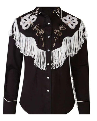 MotorCycleJackets Barbie 2023 Ryan Gosling Black Fringe Shirt