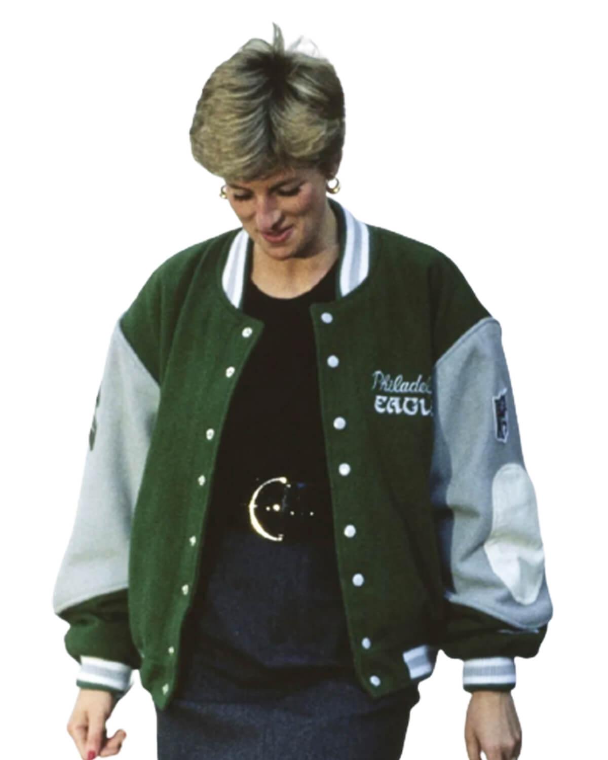 MotorCycleJackets Princess Diana Philadelphia Eagles Jacket