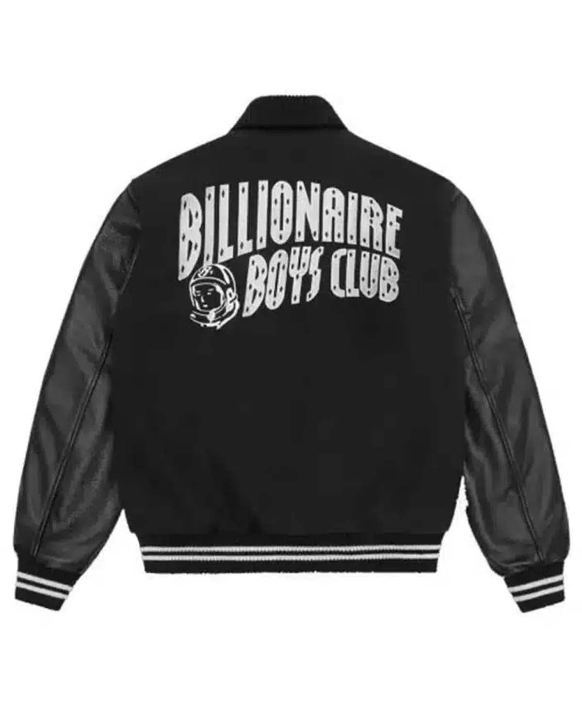 MotorCycleJackets Billionaire Boys Club Black Varsity Jacket