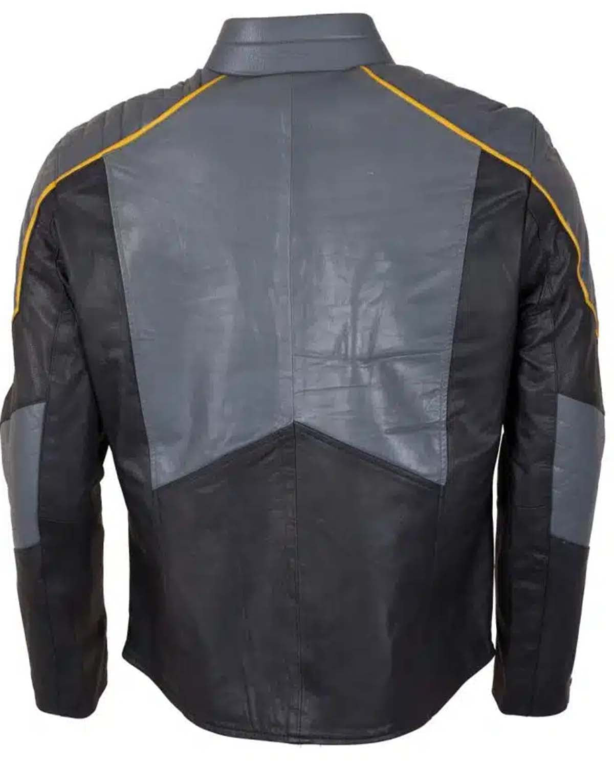 MotorCycleJackets Batman Vs Superman Grey Leather Jacket