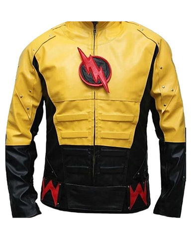 MotorCycleJackets Reverse Flash Leather Jacket