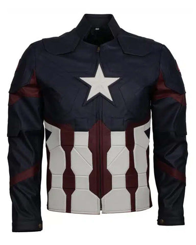 MotorCycleJackets Avengers Endgame Captain America Jacket