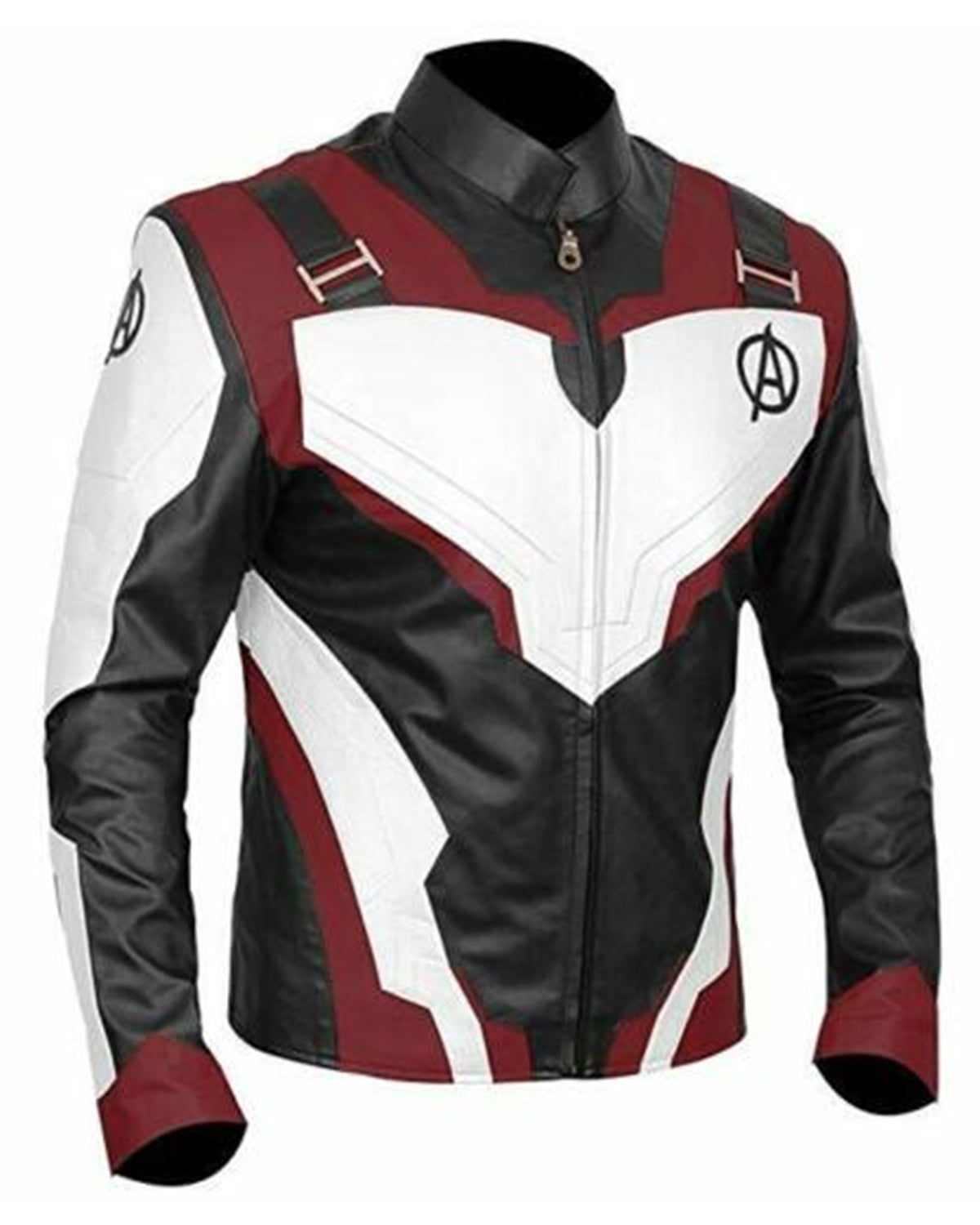 MotorCycleJackets Avengers Endgame Quantum Captain America Leather Jacket for Mens in New york