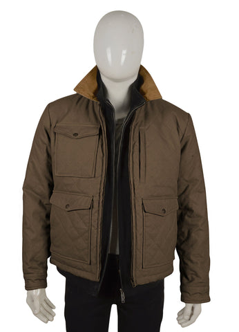 MotorCycleJackets Yellowstone SO5 Brown Quilted Jacket