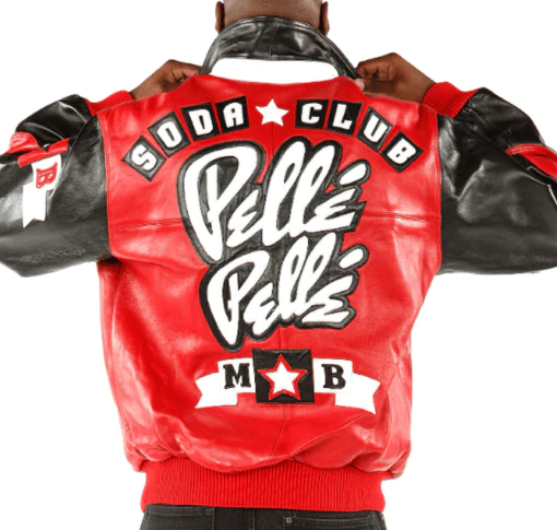 MotorCycleJackets Pelle Pelle Soda Club Red Leather Jacket