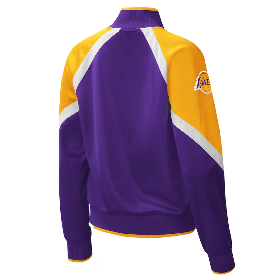 MotorCycleJackets Purple Slam Dunk Raglan Full-Zip Track Jacket