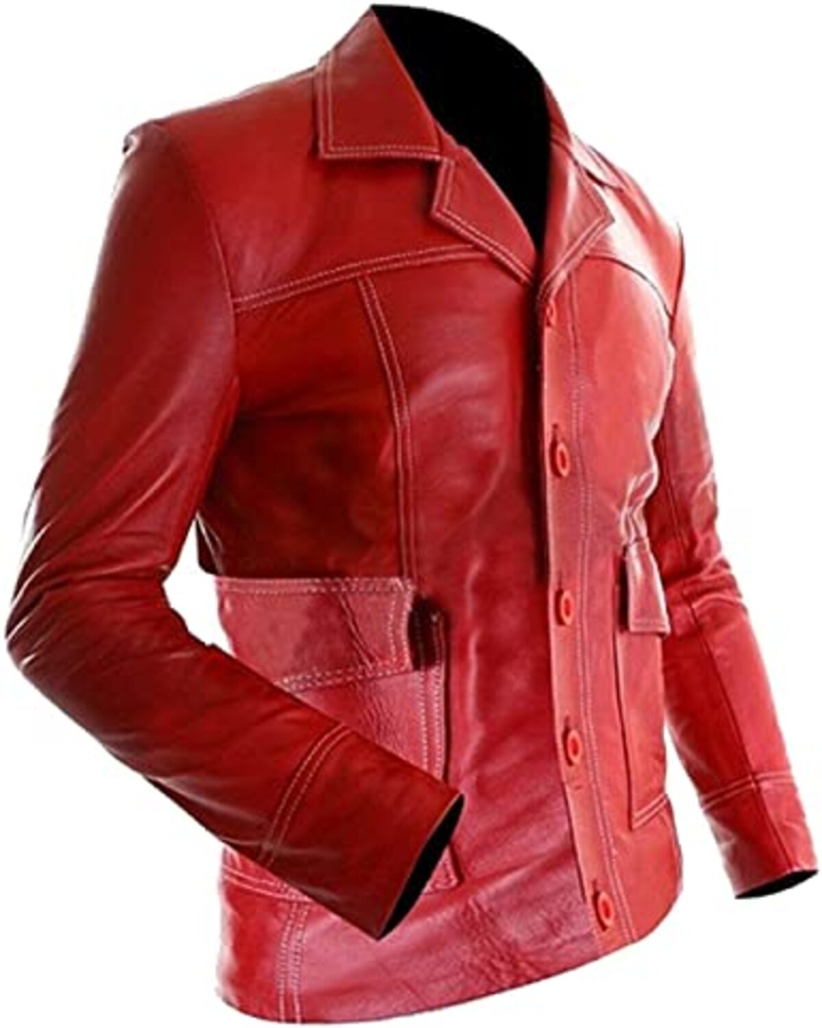 Women c Mayhem Red Retro Motorcycle Biker Leather Jacket